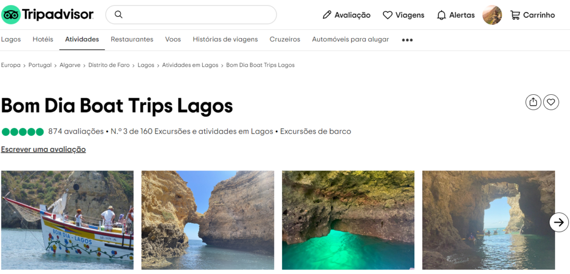 Perfil Bom Dia Boat Trips Lagos no Tripadvisor