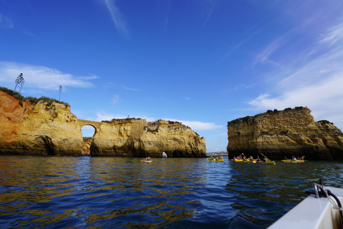 Passeio Kayak no Algarve